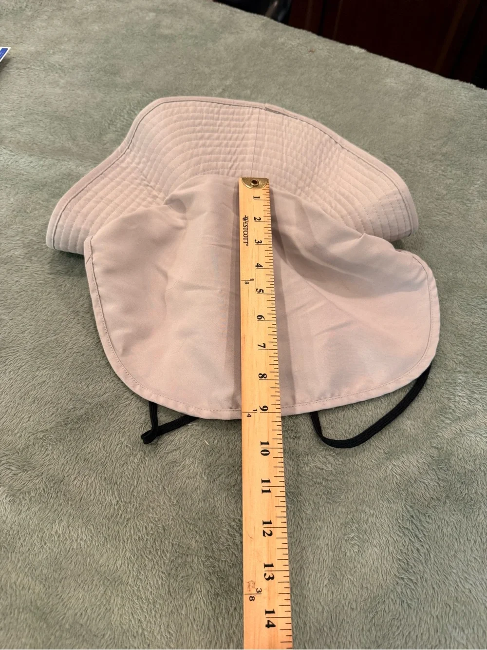 Sonoma Boonie Hat L/XL Light Gray Wide Brim Neck Flap Fishing Hiking Hat